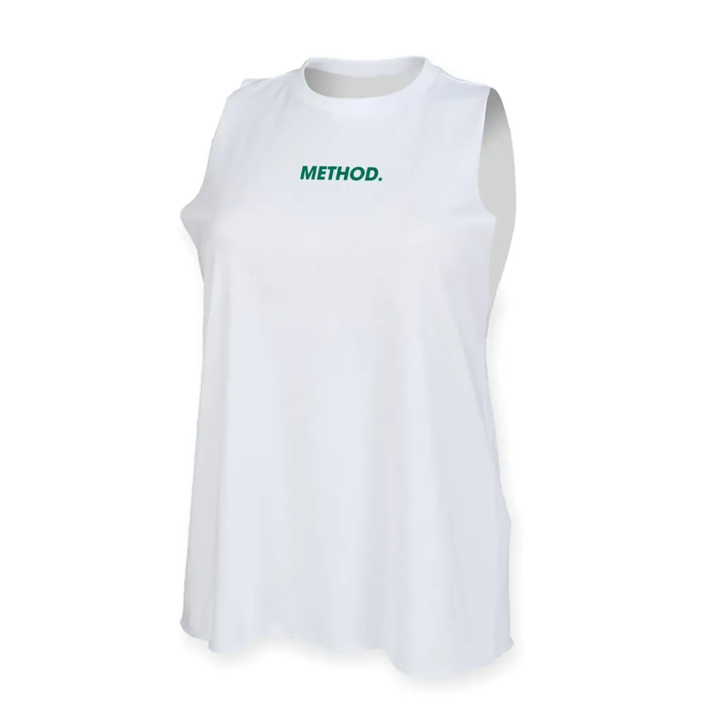 Womens High Neck Vest (Method) (Black, XS)